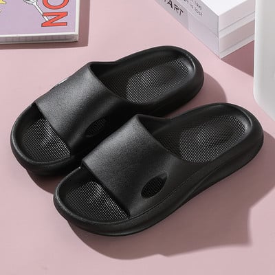 4 cm papuče s platformom Ženske sobne tobogane Ravne cipele Eva japanke Ženske neklizajuće kupaonske kućne papuče Zapatillas