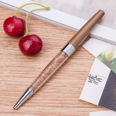 Kawaii kristály golyóstoll golyóstoll divat fekete tintával gyémánt golyóstoll ajándék toll iskolai írószerhez irodai kellékekhez 1,0 mm