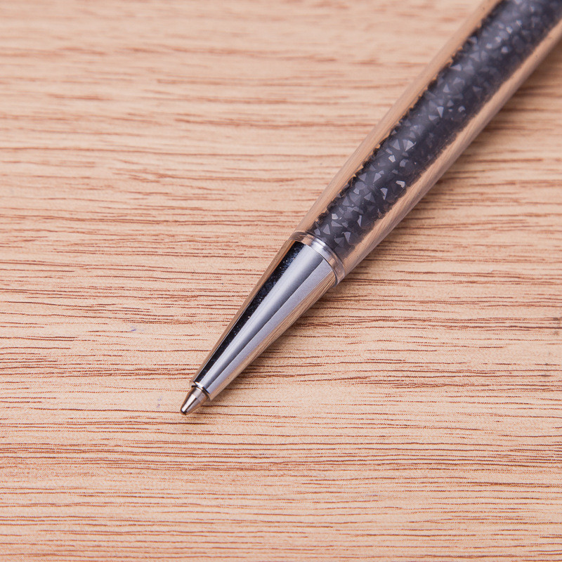 Kawaii kristály golyóstoll golyóstoll divat fekete tintával gyémánt golyóstoll ajándék toll iskolai írószerhez irodai kellékekhez 1,0 mm