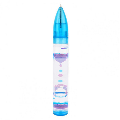 Μοναδική άνετη λαβή Liquid Motion Bubble Pen Σχέδιο Κλεψύδρα Funny Liquid Motion Bubbler Ballpoint Pen Relief Stress