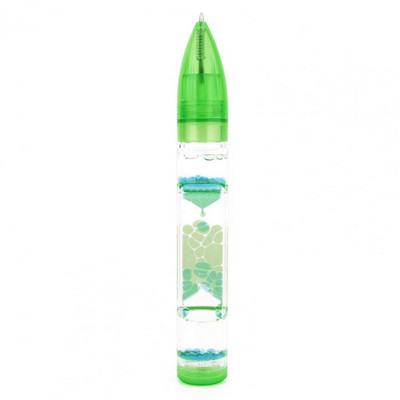 Μοναδική άνετη λαβή Liquid Motion Bubble Pen Σχέδιο Κλεψύδρα Funny Liquid Motion Bubbler Ballpoint Pen Relief Stress