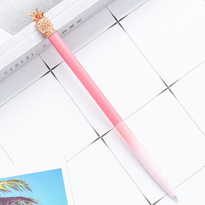 1 komada Lytwtw's metalne ananas kemijske olovke slatkih boja Zanimljive kemijske olovke Školski pribor Školski uredski pribor