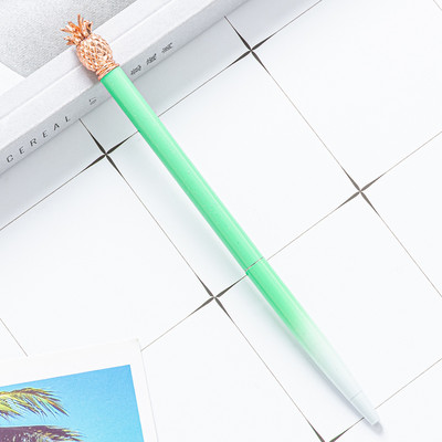 1 komada Lytwtw's metalne ananas kemijske olovke slatkih boja Zanimljive kemijske olovke Školski pribor Školski uredski pribor