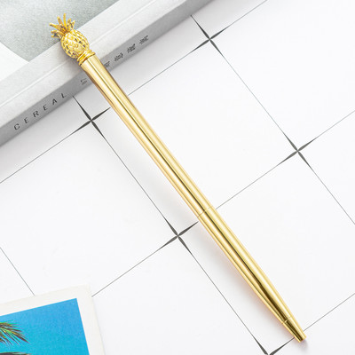 1 komada Lytwtw's metalne ananas kemijske olovke slatkih boja Zanimljive kemijske olovke Školski pribor Školski uredski pribor