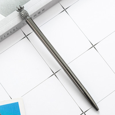 1 komada Lytwtw's metalne ananas kemijske olovke slatkih boja Zanimljive kemijske olovke Školski pribor Školski uredski pribor