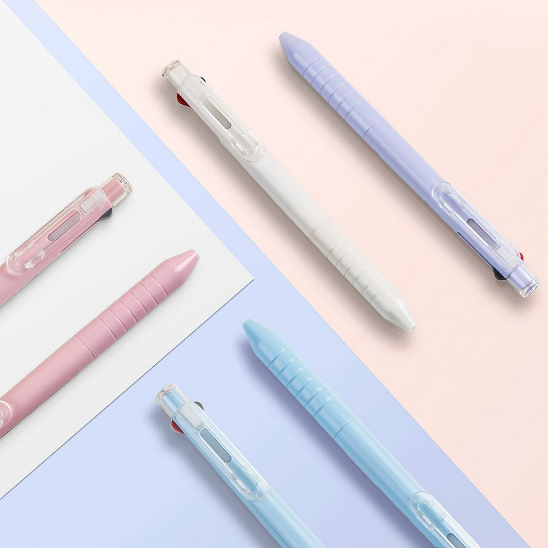 4 u 1 šarene višenamjenske kemijske olovke od 0,5 mm na uvlačenje Višebojne kemijske olovke za pisanje Školski uredski pribor