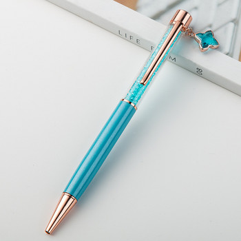 1 τεμ Fashion Metal Signature Pen Cute Ball Pen Pendant Κρυστάλλινο στυλό Παιδικό Δώρο Σταθερά είδη γραφείου Kawaii