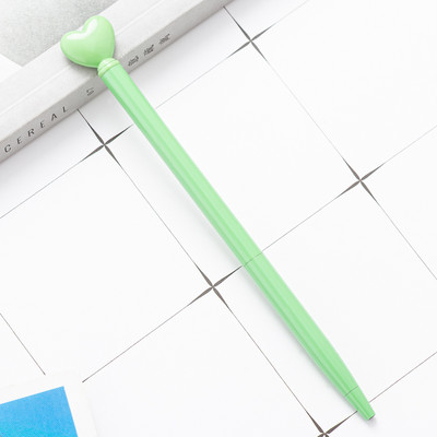 Kreativna metalna kemijska olovka u obliku srca Slatke role kemijske olovke Poslovna olovka Uredski školski pribor za pisanje