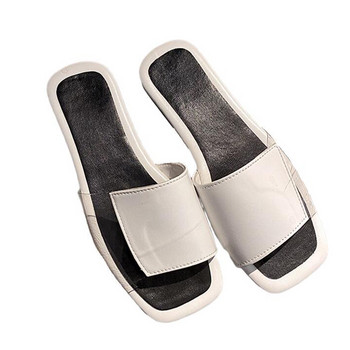 Дамски чехли с плоска подметка Лятна мода 2023 Летни сандали Нова марка Causal Плажни пързалки Дамски джапанки Mujer Zapatos