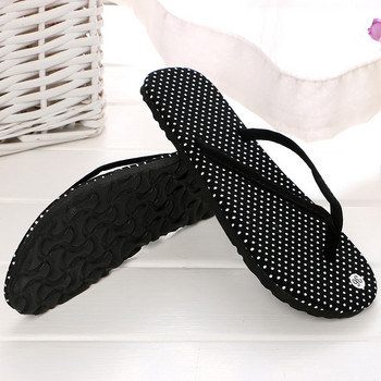 Дамски плоски джапанки Неплъзгащи се модни ежедневни дишащи външни плажни обувки Домашни домашни чехли Пързалка за обувки Zapatillas Mujer