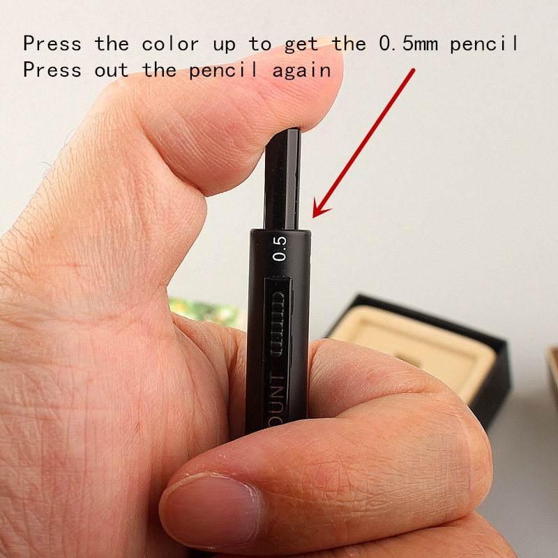 Pix multicolor 4 în 1 cu detecție gravitațională Pix și creion mecanic 3 culori Mine Negru Argintiu Roșu Albastru Pix din metal Articole de papetărie