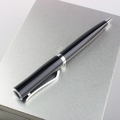 Visokokvalitetna puna metalna valjana kemijska olovka Uredski poslovni muškarci s potpisom za pisanje Metalna kuglična poluga Uljna kemijska olovka
