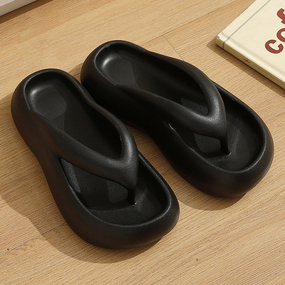 Flip-flops tangi pentru femei, papuci cu platformă de vară, papuci la modă, papuci de plajă în aer liber, papuci EVA anti-alunecare, cu talpă groasă