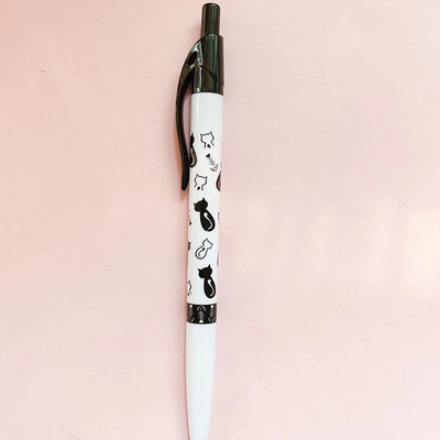 1 pixuri cu minge cu pisică drăguță pentru rechizite școlare Accesorii de birou cu pisică de desene animate Pixuri coreene de papetărie pentru scris, stilou de 0,5 mm