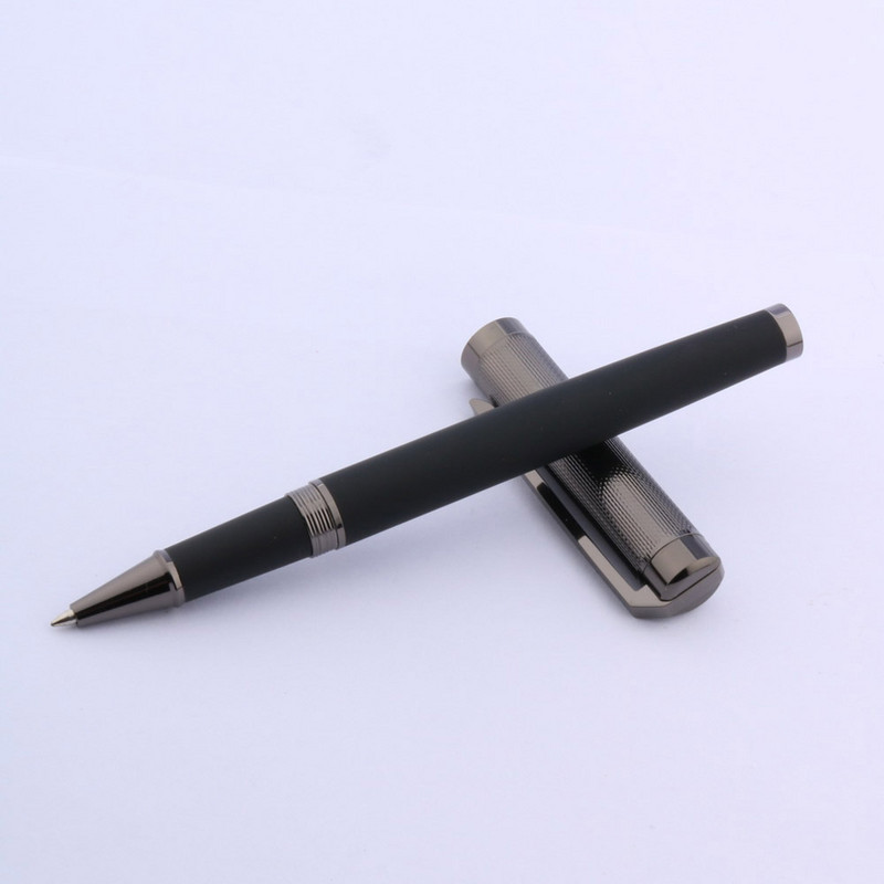 ChouXiongLuWei metāla oglekļa šķiedra Gun pelēks vilnis Apdare Rollerball pildspalva Kancelejas preces Biroja skolas piederumi