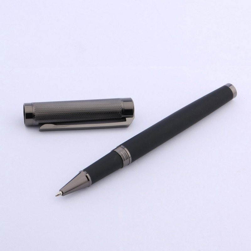 ChouXiongLuWei metāla oglekļa šķiedra Gun pelēks vilnis Apdare Rollerball pildspalva Kancelejas preces Biroja skolas piederumi