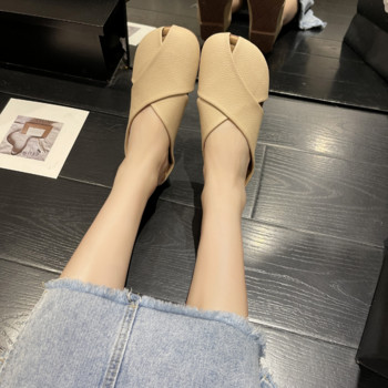 2023 Нови чехли с плоско дъно Жените носят мека подметка Удобни универсални дамски обувки Модни чехли Pantuflas De Mujer