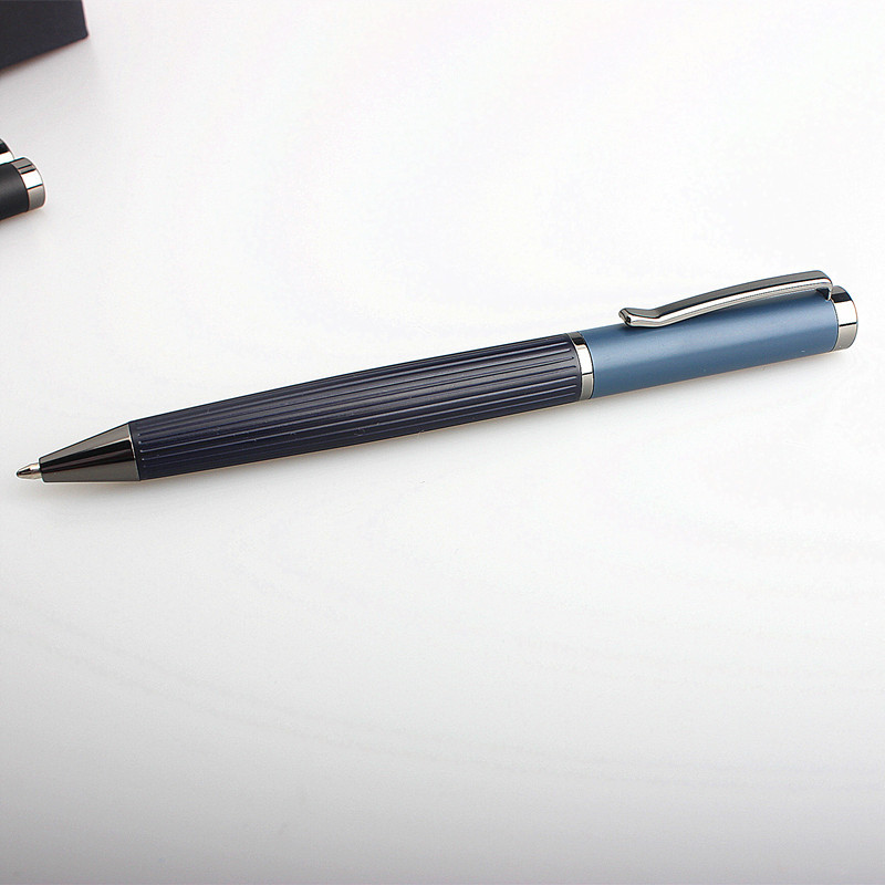 Metalna kemijska olovka visoke kvalitete, kreativne poslovne olovke s crnom tintom, kemijska olovka za pisanje, poklon, uredski materijal