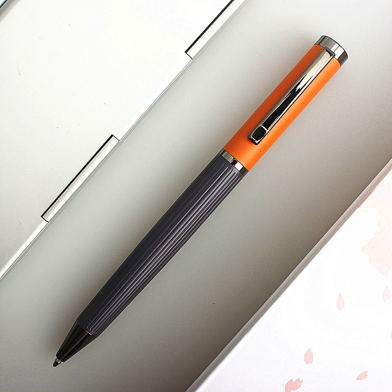 Metalna kemijska olovka visoke kvalitete, kreativne poslovne olovke s crnom tintom, kemijska olovka za pisanje, poklon, uredski materijal