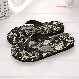 LCIZRONG Kamuflažne japanke u 6 boja, žene, 36-45, velike veličine, ravne papuče za masažu, neklizajuće mekane uniseks papuče, ženske