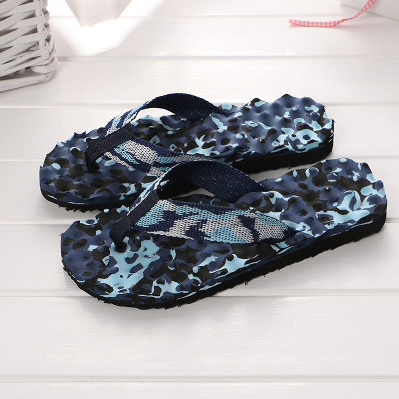 LCIZRONG Kamuflažne japanke u 6 boja, žene, 36-45, velike veličine, ravne papuče za masažu, neklizajuće mekane uniseks papuče, ženske