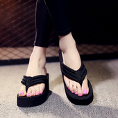 Nove 2022. Modne ženske japanke Ljetne papuče za plažu s platformom Ležerne vanjske cipele Sandale Ženske cipele Papuče za slobodno vrijeme 6 cm