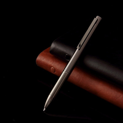 1 tk Luksuslik pastapliiats, ketrav kirja- ja kontoritarbed, ilusad geelpliiatsi ärikingitused, must tint 03791