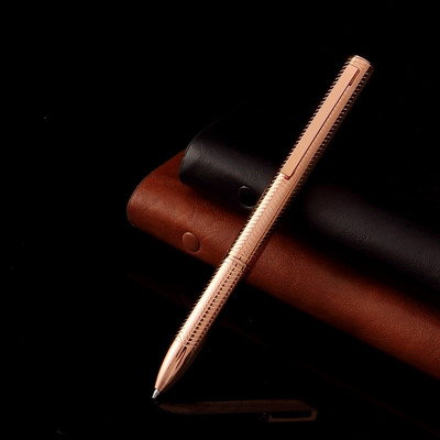 1 tk Luksuslik pastapliiats, ketrav kirja- ja kontoritarbed, ilusad geelpliiatsi ärikingitused, must tint 03791