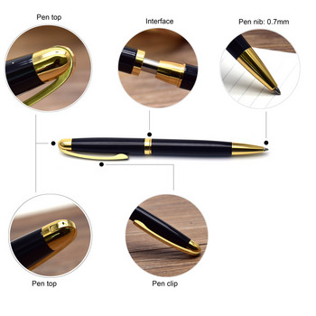 Guoyi Q39 424 G2 Ballpoint Luxury Eenvoudige Business Examen Μεταλλικά δώρα υψηλής ποιότητας Μαζική προσαρμογή λογότυπου στυλό υπογραφής