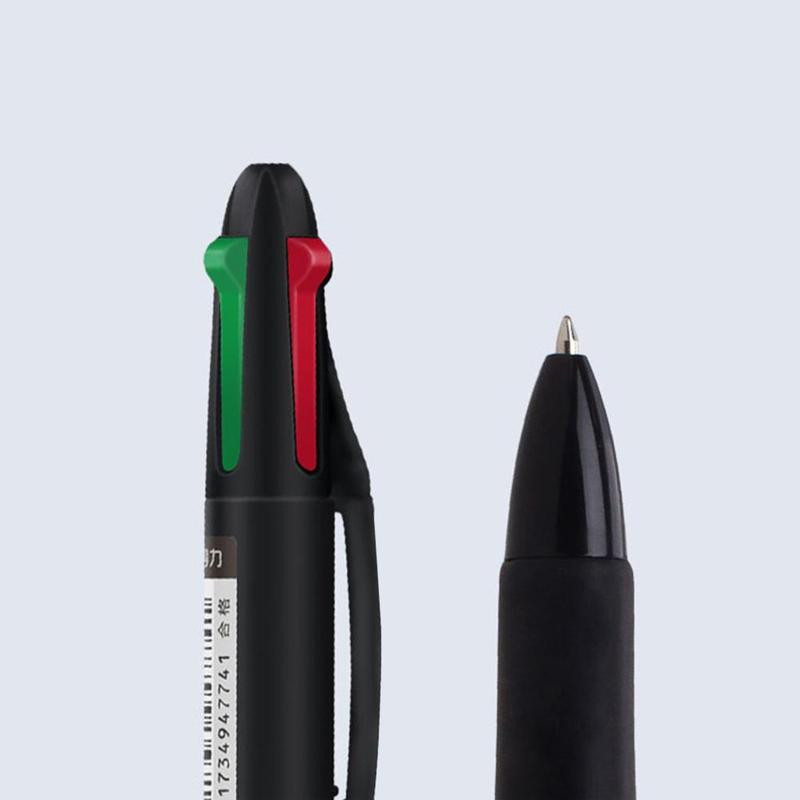 Višebojna olovka Fine Point 4 u 1 šarene uvlačne olovke za učenike Školske kemijske olovke s više funkcija Uredski materijal