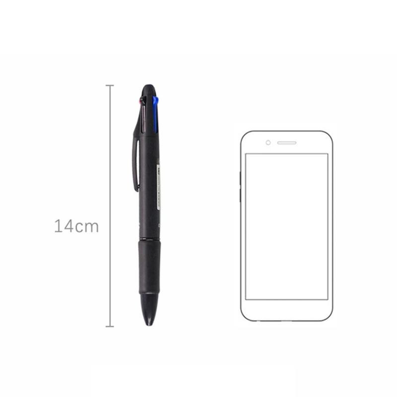 Višebojna olovka Fine Point 4 u 1 šarene uvlačne olovke za učenike Školske kemijske olovke s više funkcija Uredski materijal