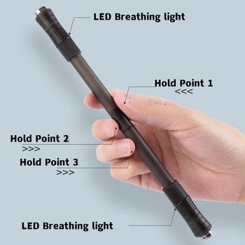 LED Spinning Pen Glowing Rotary Well Balance Αναπνευστικό Φως Δημιουργικό νέο παιχνίδι απελευθέρωσης πίεσης Δώρο για αρχάριους F7284