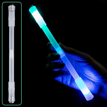 LED Spinning Pen Glowing Rotary Well Balance Αναπνευστικό Φως Δημιουργικό νέο παιχνίδι απελευθέρωσης πίεσης Δώρο για αρχάριους F7284