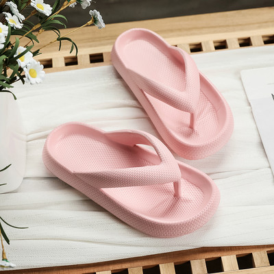 Japanke za 2022. Ljetne ležerne tange Papuče za plažu Vanjske sandale za plažu EVA ravne platforme Udobne cipele Ženske par Debeli potplat