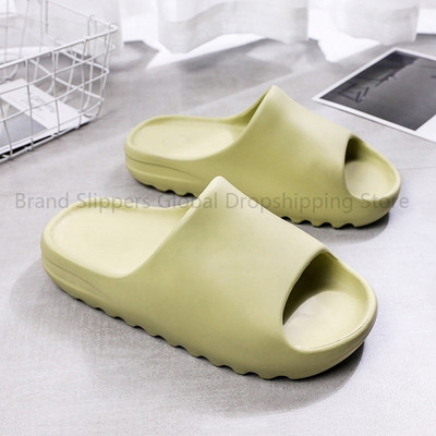 Мъжки пързалки Чехли Летни джапанки Man Clappers Indoor Cloud Slipper EVA Домашни обувки Дамски плажни сандали на платформа Мода