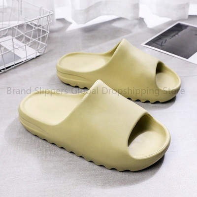 Мъжки пързалки Чехли Летни джапанки Man Clappers Indoor Cloud Slipper EVA Домашни обувки Дамски плажни сандали на платформа Мода