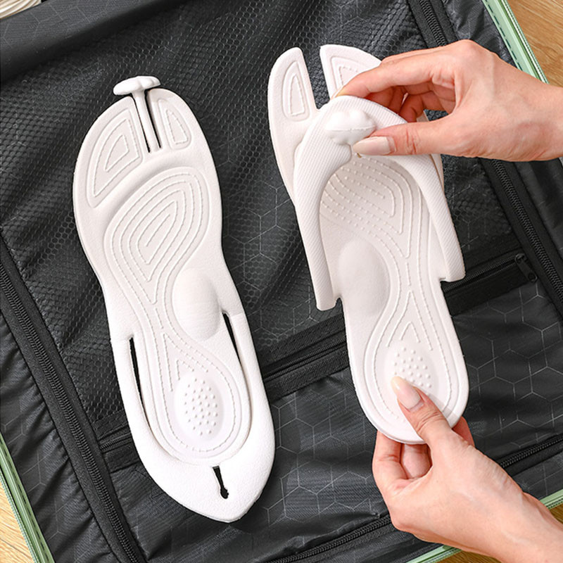 Uue disainiga Unisex sussid Kaasaskantavad eemaldatavad kokkupandavad sussid Travel Hotel Kerged sussid Paar liugused Rannas plätud