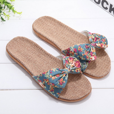 Mntrerm ženske modne bombone boje kućne papuče za pomoć u kući Lagane čvrste EVA kućne neklizajuće papuče od lana Chinelo Feminino