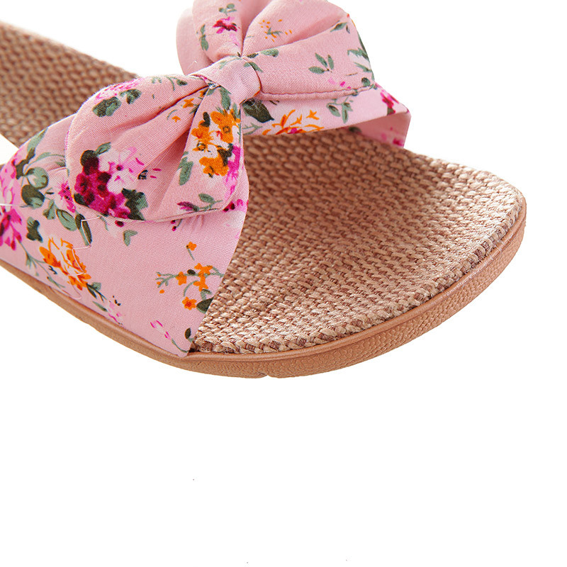 Mntrerm ženske modne bombone boje kućne papuče za pomoć u kući Lagane čvrste EVA kućne neklizajuće papuče od lana Chinelo Feminino