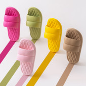 Ženske kućne papuče Cipele s debelom platformom Ljetne japanke za plažu Ženske EVA mekane cipele s ravnim potplatom Prigušene neklizajuće klizače Sandale za plažu