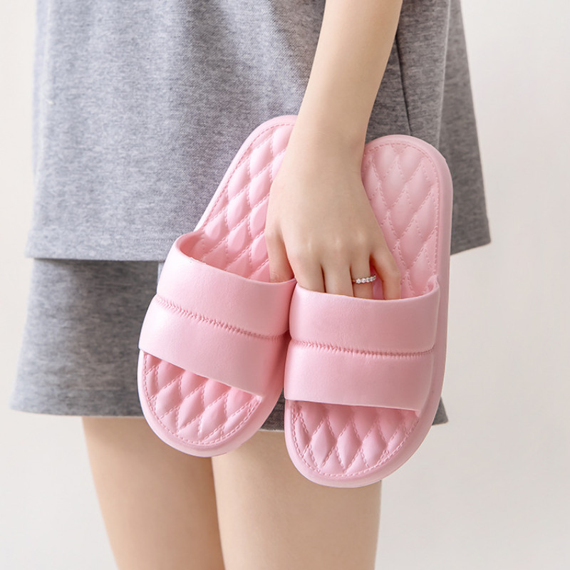 Ženske kućne papuče Cipele s debelom platformom Ljetne japanke za plažu Ženske EVA mekane cipele s ravnim potplatom Prigušene neklizajuće klizače Sandale za plažu