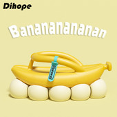 Nove ljetne japanke od banane papuče za muškarce Debeli potplat Neklizajuće sandale za plažu za žene Kupaonica za par Smiješne tobogane od banane