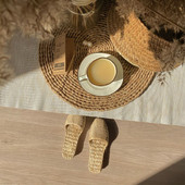 JARYCORN Χειροποίητα κινέζικα σανδάλια Unisex καλοκαιρινά παπούτσια για το σπίτι Νέα παπούτσια για ζευγάρι Hot παντόφλες Ms. Ανδρικά Cosplay Ψάθινες παντόφλες