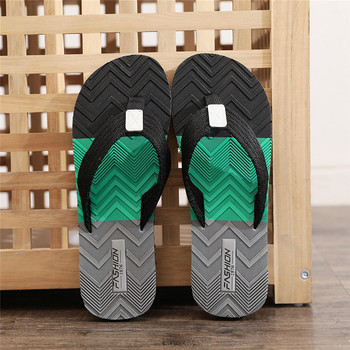 Мъжки джапанки Модни външни сандали Мъжки летни плажни обувки за мъже Чехли Неплъзгащи се ежедневни плоски мъжки обувки Chanclas Hombre