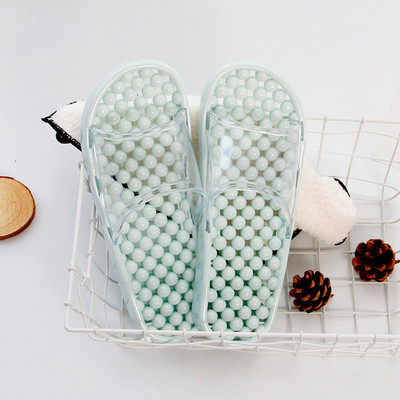 Papuci de masaj cu presopunctură Bărbați Femei, culoare bomboană, antiderapante, baie, sănătate, mărgele pentru masaj pentru picioare, papuci de casă pentru cuplu