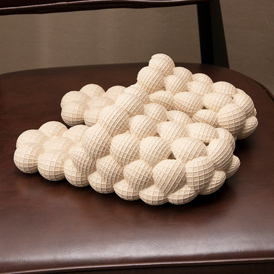 Sussid Naise iseloomuga mullsandaalid ja sussid Moodsad tunnetussandaalid Kodumassaaži lamedad sussid naistele