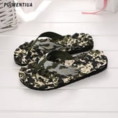 Ljetne papuče za plažu na otvorenom Žene Muškarci Japanke Kamuflažne sandale Neklizajuće Ležerne kućne ravne cipele Tobogani za masažu