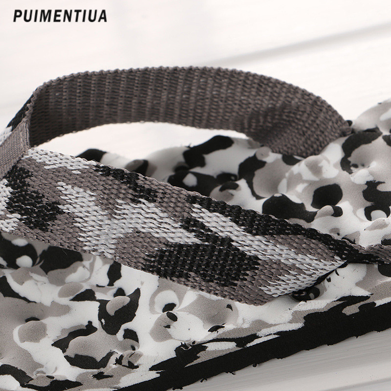 Ljetne papuče za plažu na otvorenom Žene Muškarci Japanke Kamuflažne sandale Neklizajuće Ležerne kućne ravne cipele Tobogani za masažu