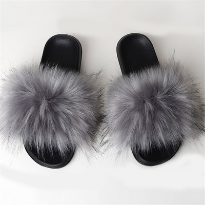 Ženske sandale 2021. Krznene papuče od umjetnog krzna, krznene papuče s krznom, ljetne papuče za van, sandale, originalne cipele