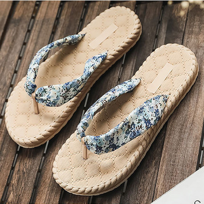 2022 Νέο Σχέδιο Καλοκαιρινής Μόδας Γυναικείες σαγιονάρες παραλίας Αντιολισθητικές επίπεδες γυναικείες μαλακές τσουλήθρες Γυναικείες παντόφλες από κάνναβη στρινγκ